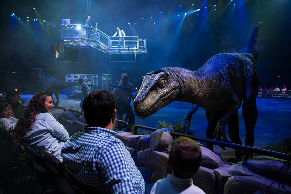 jurassic park live tour 2021